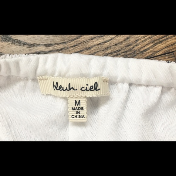 EUC Bleuh Ciel off shoulder top M - Picture 4 of 6